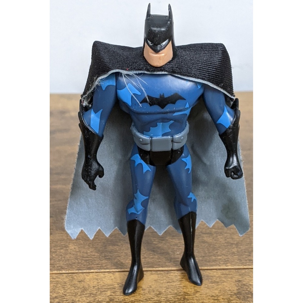 Batman Action Figure – Blue & Black Suit‎ – Black Cape – DC Collectible